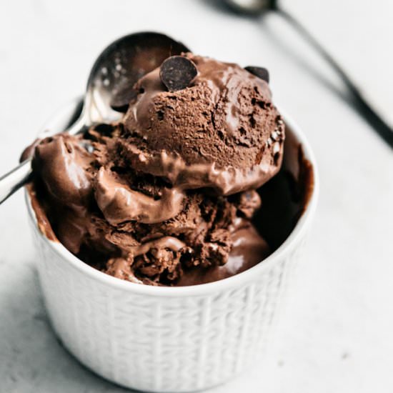 Chocolate Chip No Churn Ice Cream