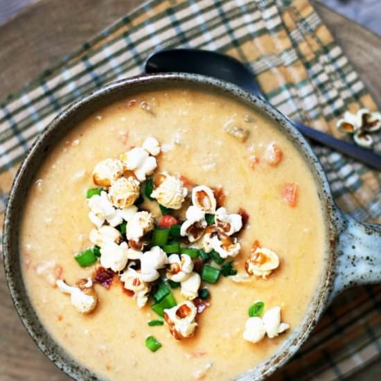 Sharp Cheddar and Ale Soup
