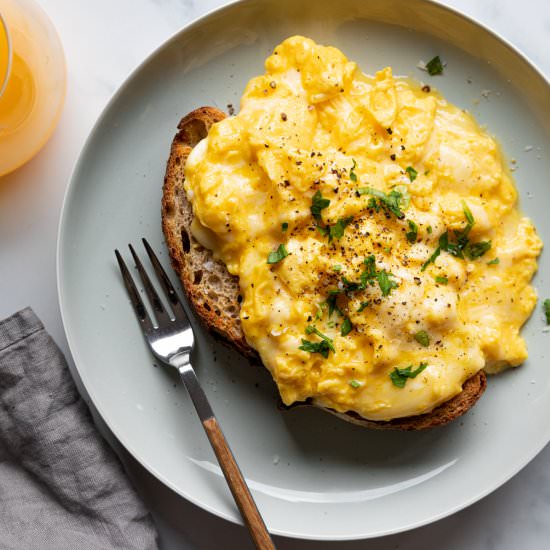 Cheesy Scrambled Eggs
