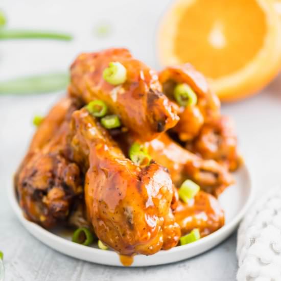 Orange Chicken Wings