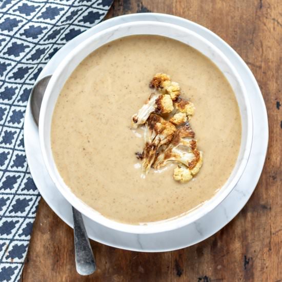 Roasted Cauliflower Soup