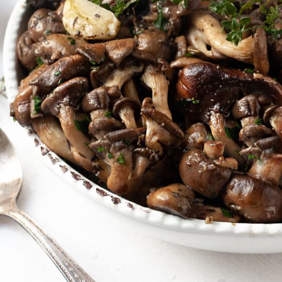 Amazing Sautéed Garlic Mushrooms