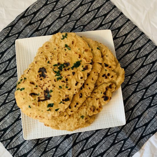 3 Ingredient Vegan Naan