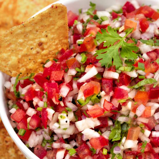 Healthy Mexican Pico De Gallo