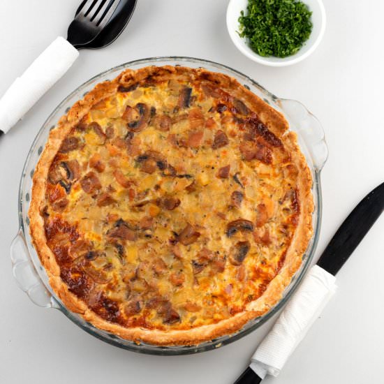 Easy Baked Quiche Recipe