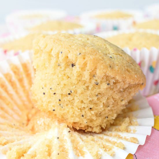 Low Carb Lemon Poppy Seed Muffins