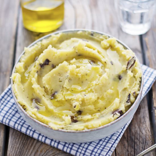 (Vegan) Olive Oil Mashed Potatoes