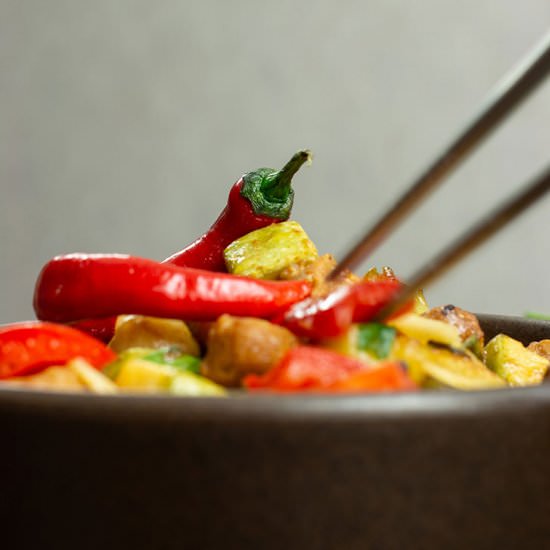 Vegan Kung Pao Chick’n