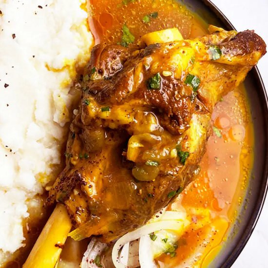 Instant Pot Lamb Shanks