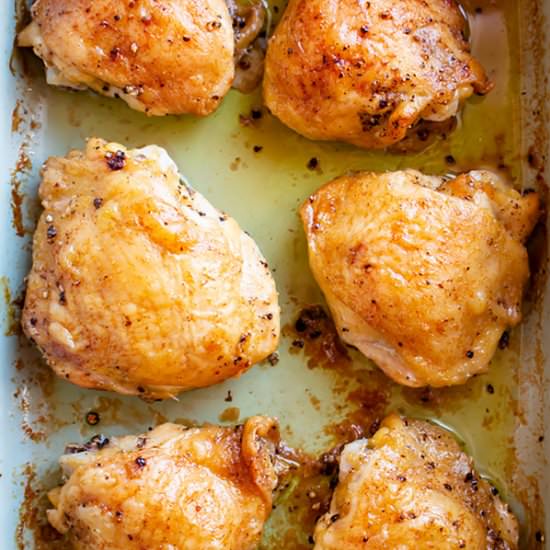 Roasted Chicken Thighs