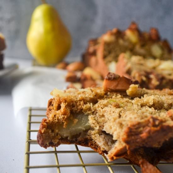 Cinnamon Pear Banana Bread