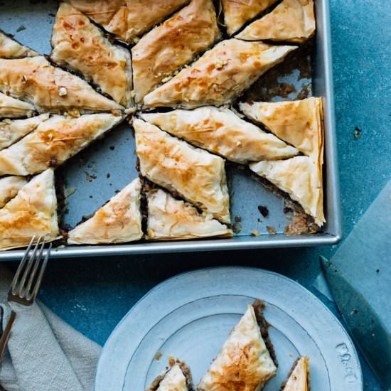 vegan baklava
