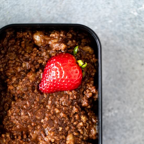 decadent chocolate oatmeal