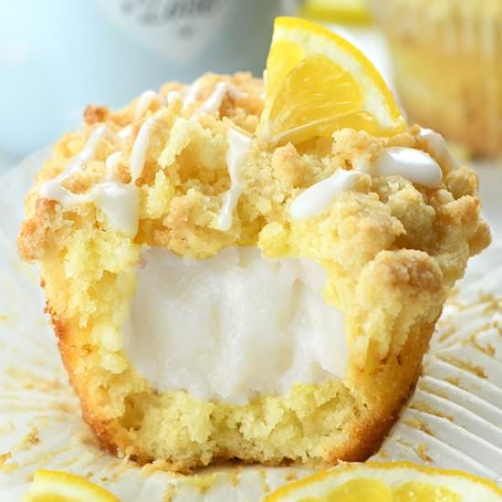 Lemon Cream Cheese Muffins