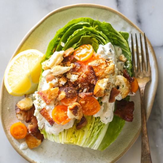 Wedge Style BLT Salad