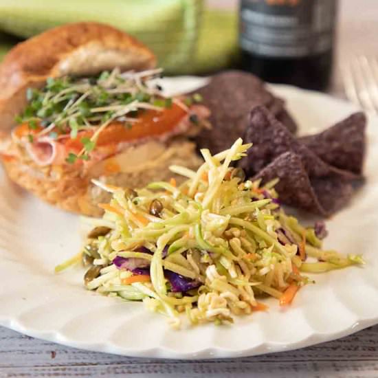 Asian-Inspired Broccoli Slaw