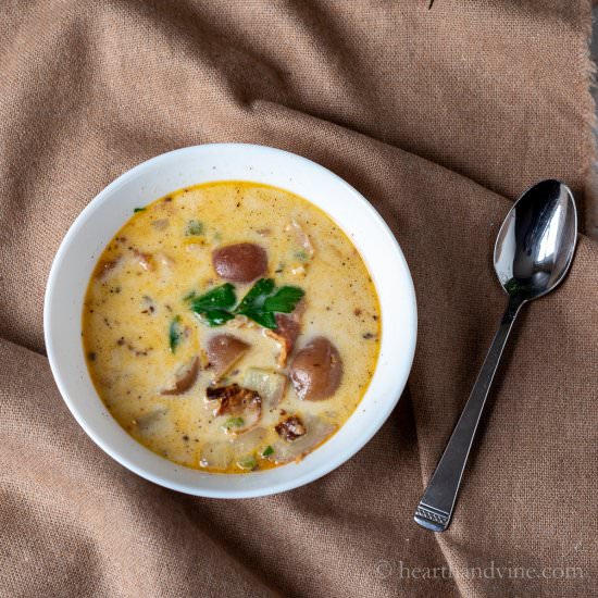 New England Clam Chowder Soup