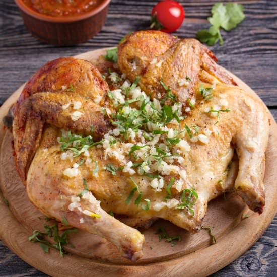 Smoked Spatchcock Chicken