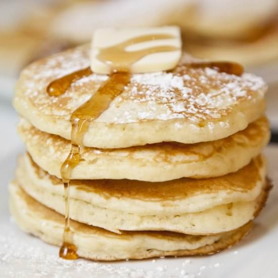 Homemade Fluffy Pancakes