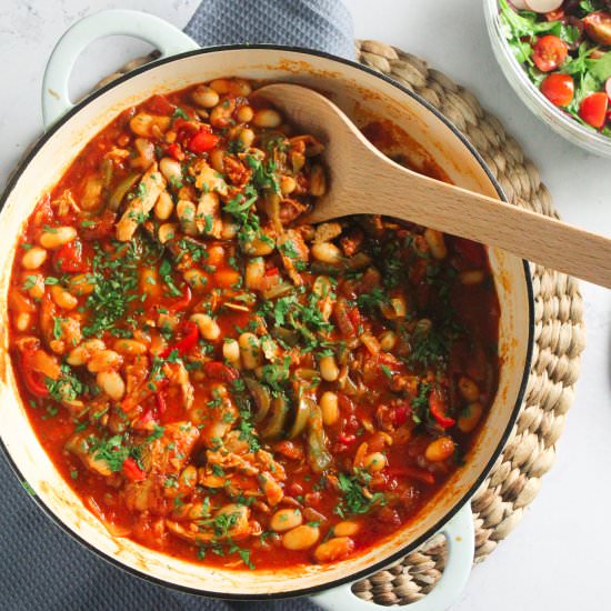 Chicken and Chorizo Stew