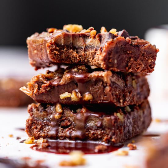 No-Bake Almond Butter Vegan Brownie