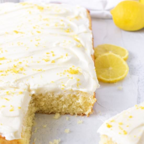 Lemon Sheet Cake