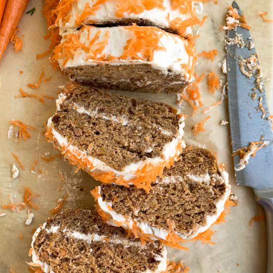 Vegan Carrot Loaf Cake