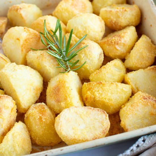 Polenta Roast Potatoes