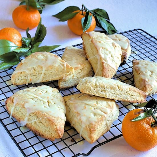 Satsuma Mandarin Orange Scones