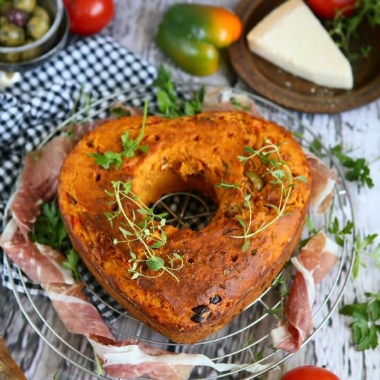 Pizza Bundt Cake