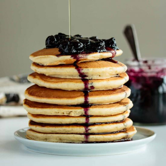 Dairy-Free Almond Milk Pancakes