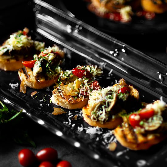Super Easy Beautiful Bruschetta