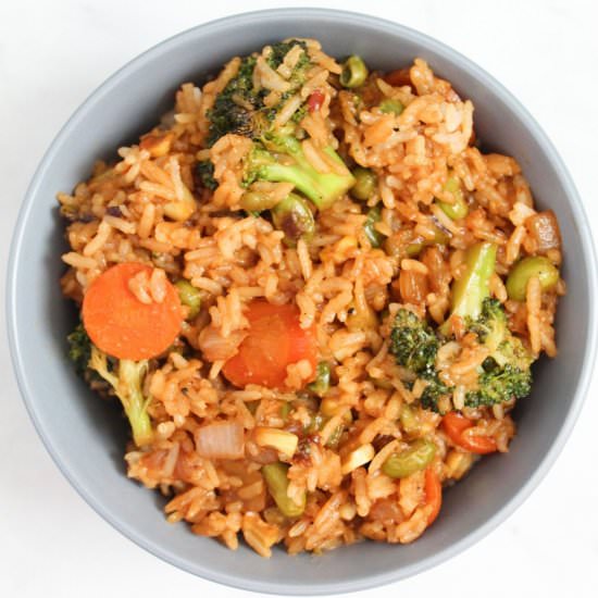 Easy Vegan Fried Rice
