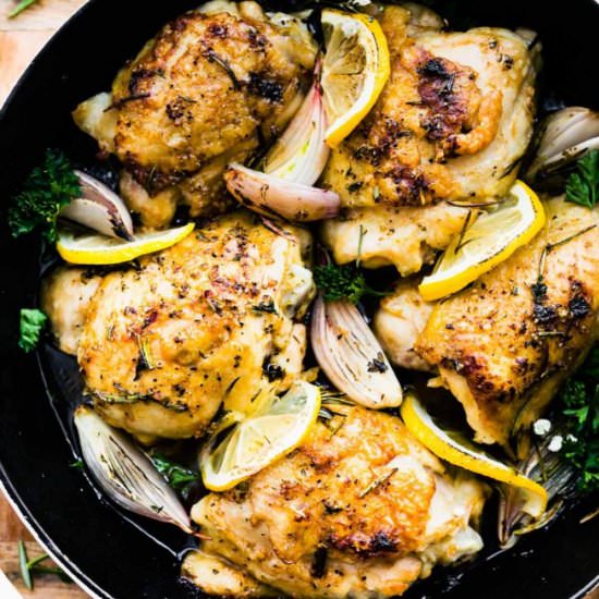 Greek Herb Roasted Chicken