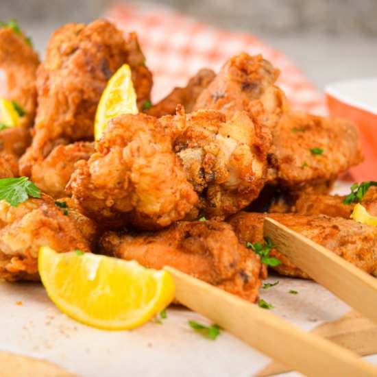 Lemon Pepper Chicken Wings