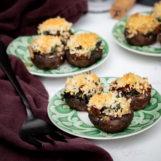Vegan Stuffed Mushrooms