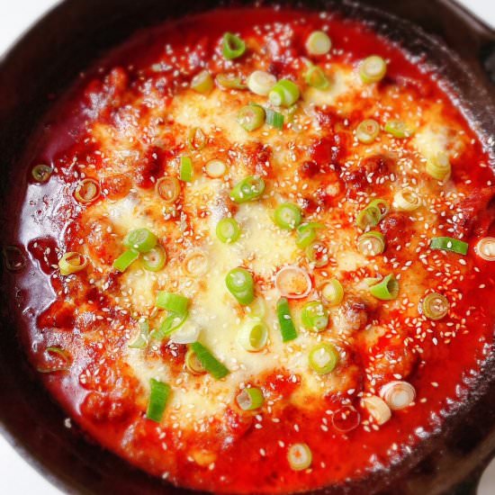 Korean Fire Chicken Double Cheese