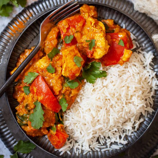 Healthy Chicken & Lentil Curry