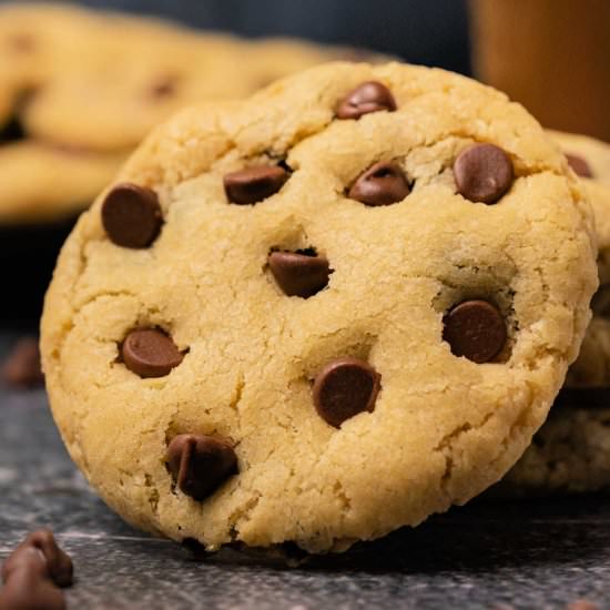 Eggless Chocolate Chip Cookies