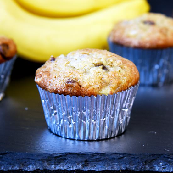 THE BEST BANANA CHOCOLATE CHIP MUFF