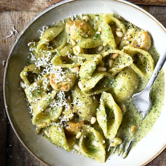 Creamy Pesto Chicken Pasta