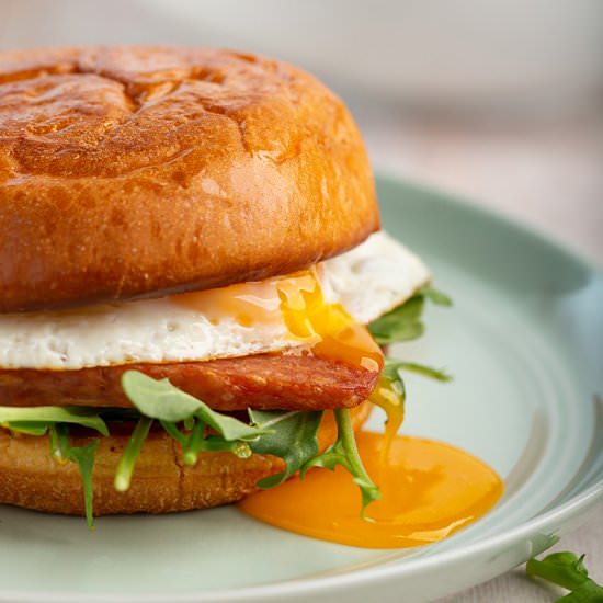 Spam and Egg Sandwiches