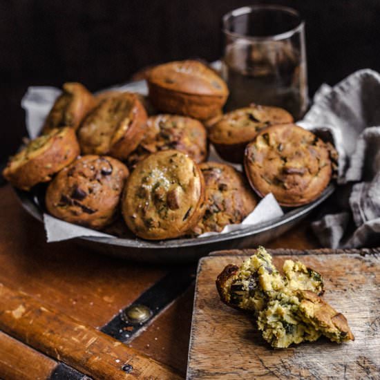 Light and Fluffy Savory Vegan Muf
