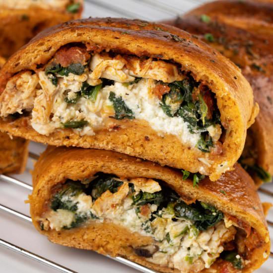 Spicy Chicken Stromboli Recipe