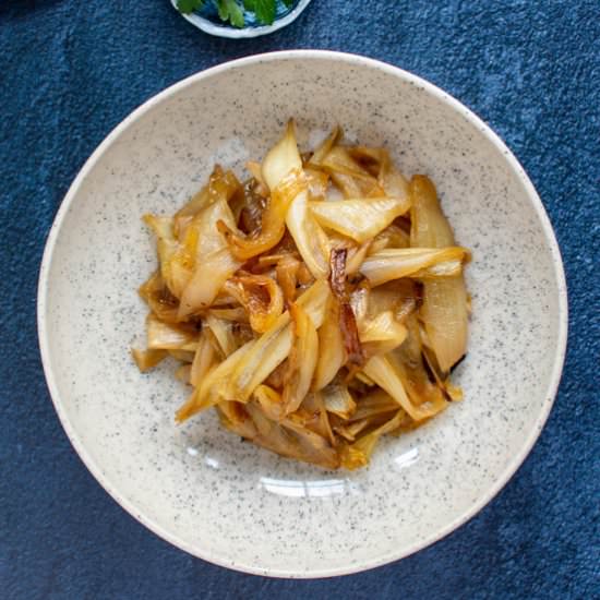 Roasted Honey Balsamic Onions