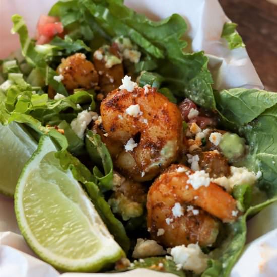 Low Carb Keto Shrimp Tacos
