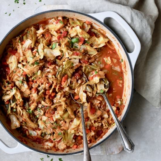 Polish-Style Stewed Cabbage