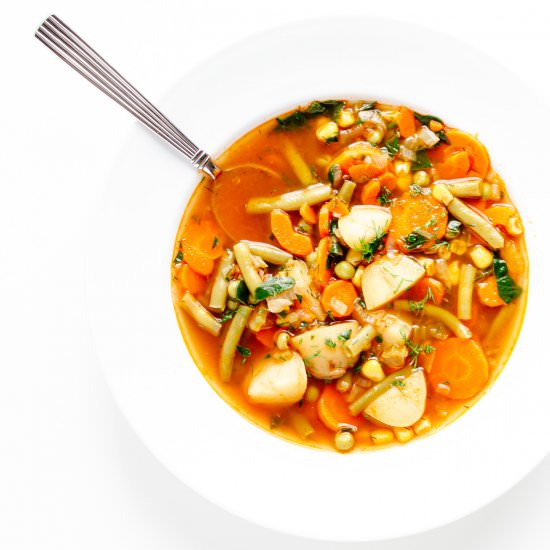 Instant Pot Vegetable Soup