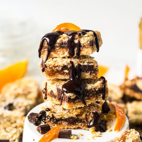 Chocolate Orange Oat Bars