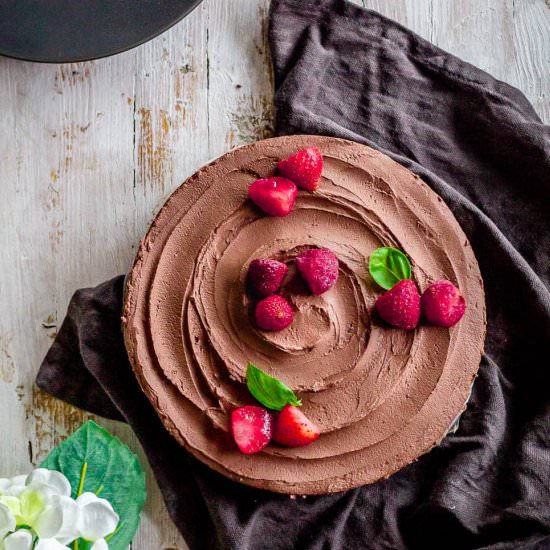 Keto Mousse cake {Dairy-Free}